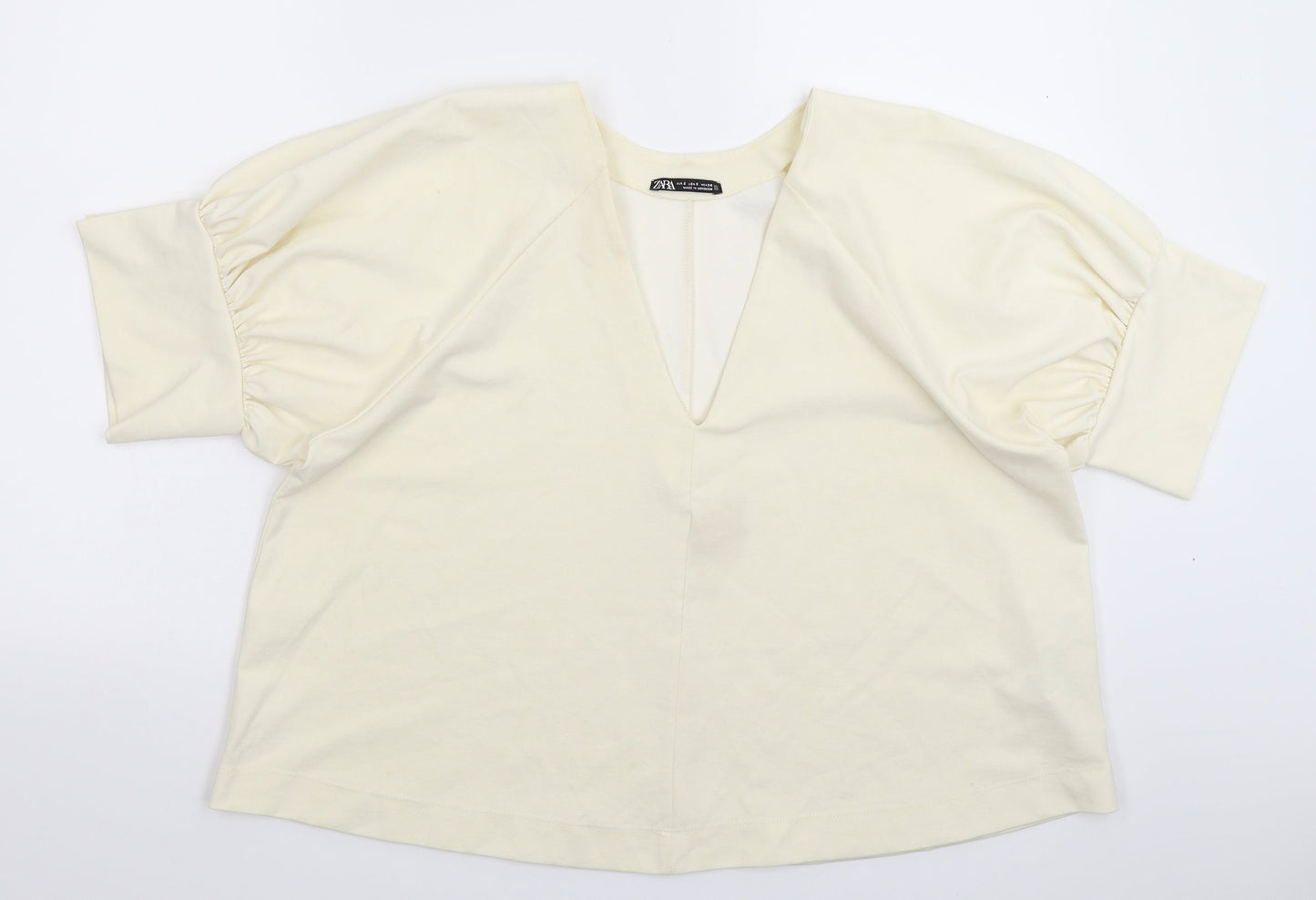 Zara Womens White   Basic T-Shirt Size S