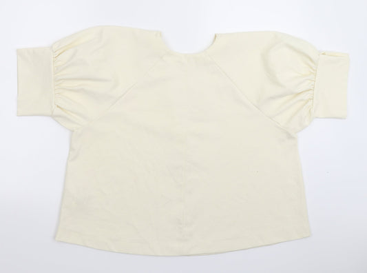 Zara Womens White   Basic T-Shirt Size S