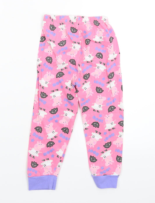 TU Girls Pink Solid  Cami Pyjama Pants Size 3-4 Years