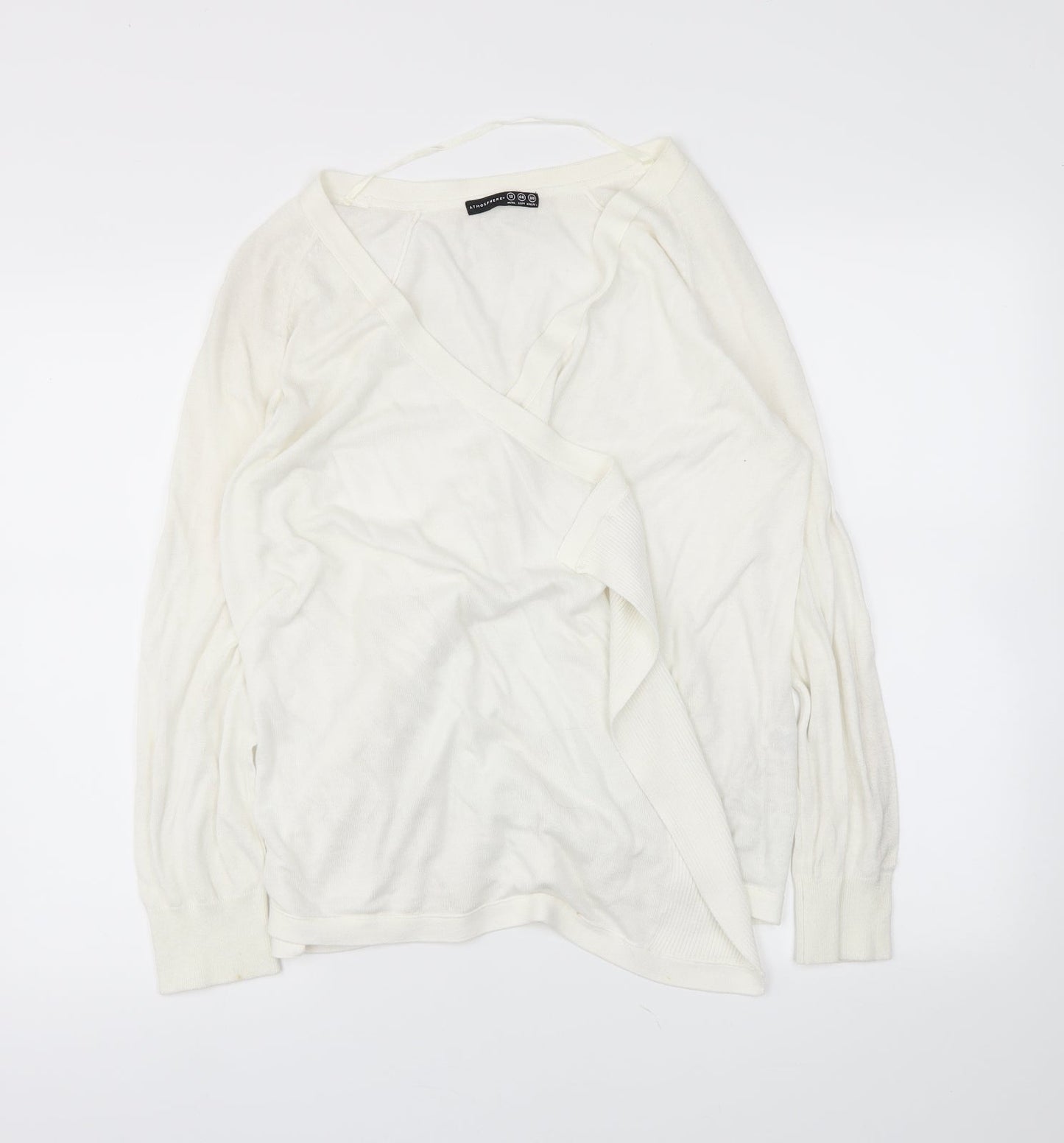 atmospheer Womens White   Wrap Jumper Size 12