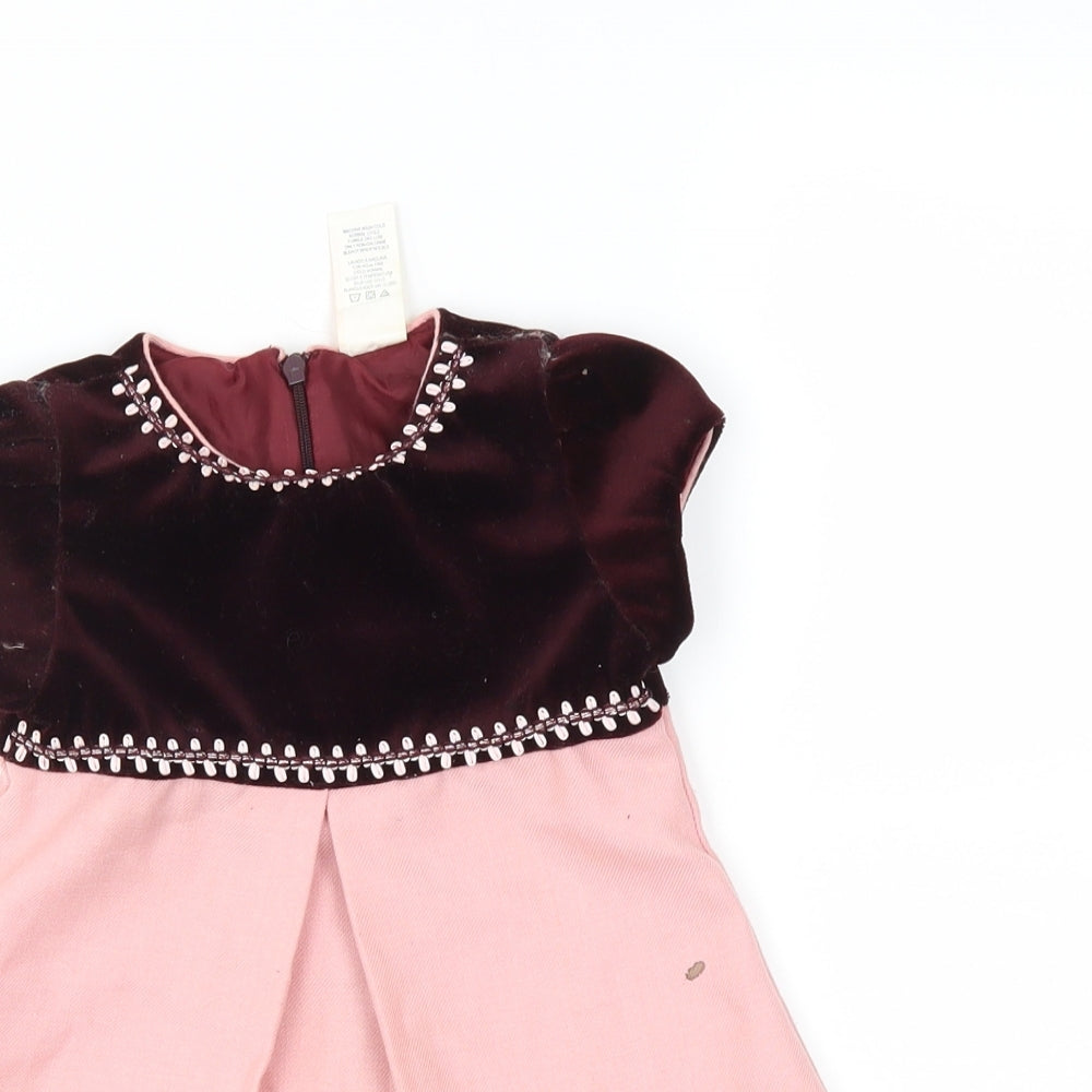 Preworn Boys Pink   Shift  Size 12 Months