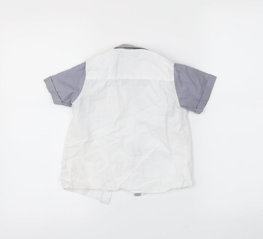 NEXT Girls White   Basic Blouse Size 3-4 Years