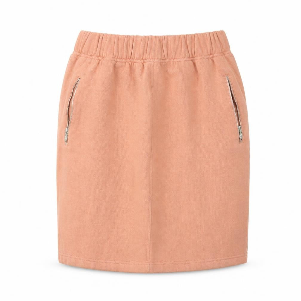 Front view of Dash women’s pink straight & pencil skirt, size L