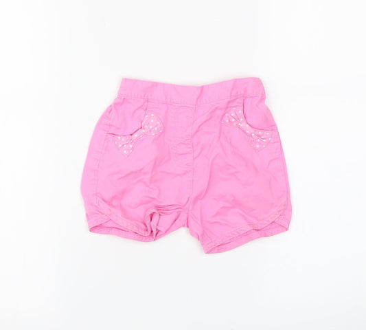 bambini Girls Pink   Cropped Leggings Size 12-18 Months