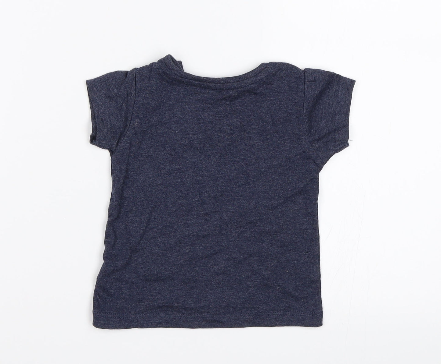 Primark Baby Blue   Basic T-Shirt Size 6-9 Months  - Family together