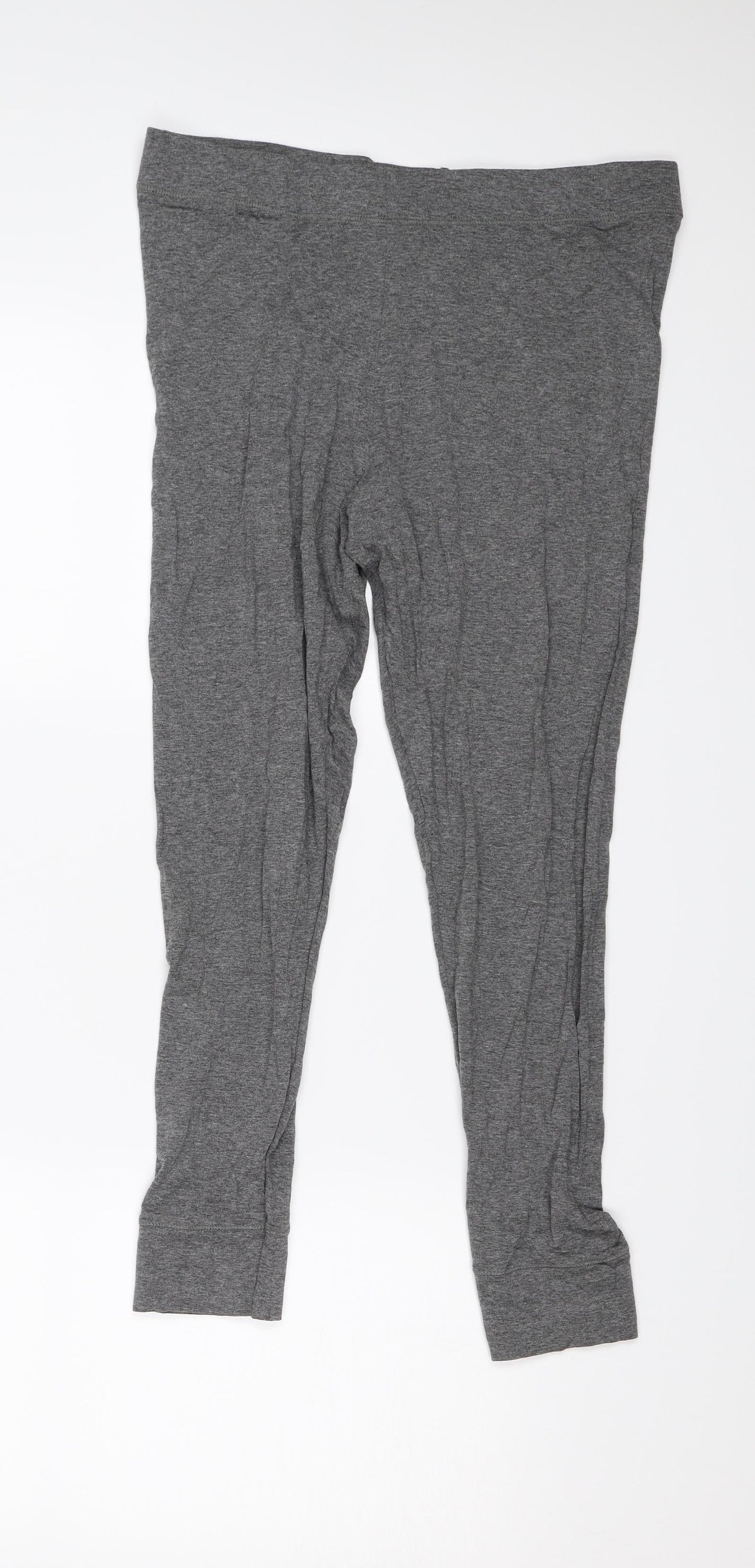 Autograph Womens Grey   Cropped Leggings Size 14 L23 in