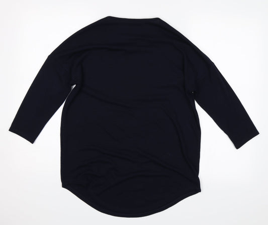 Papaya Womens Blue   Jersey T-Shirt Size S