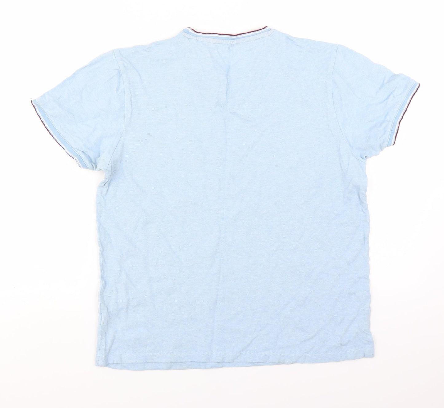 Easy Mens Blue    T-Shirt Size M