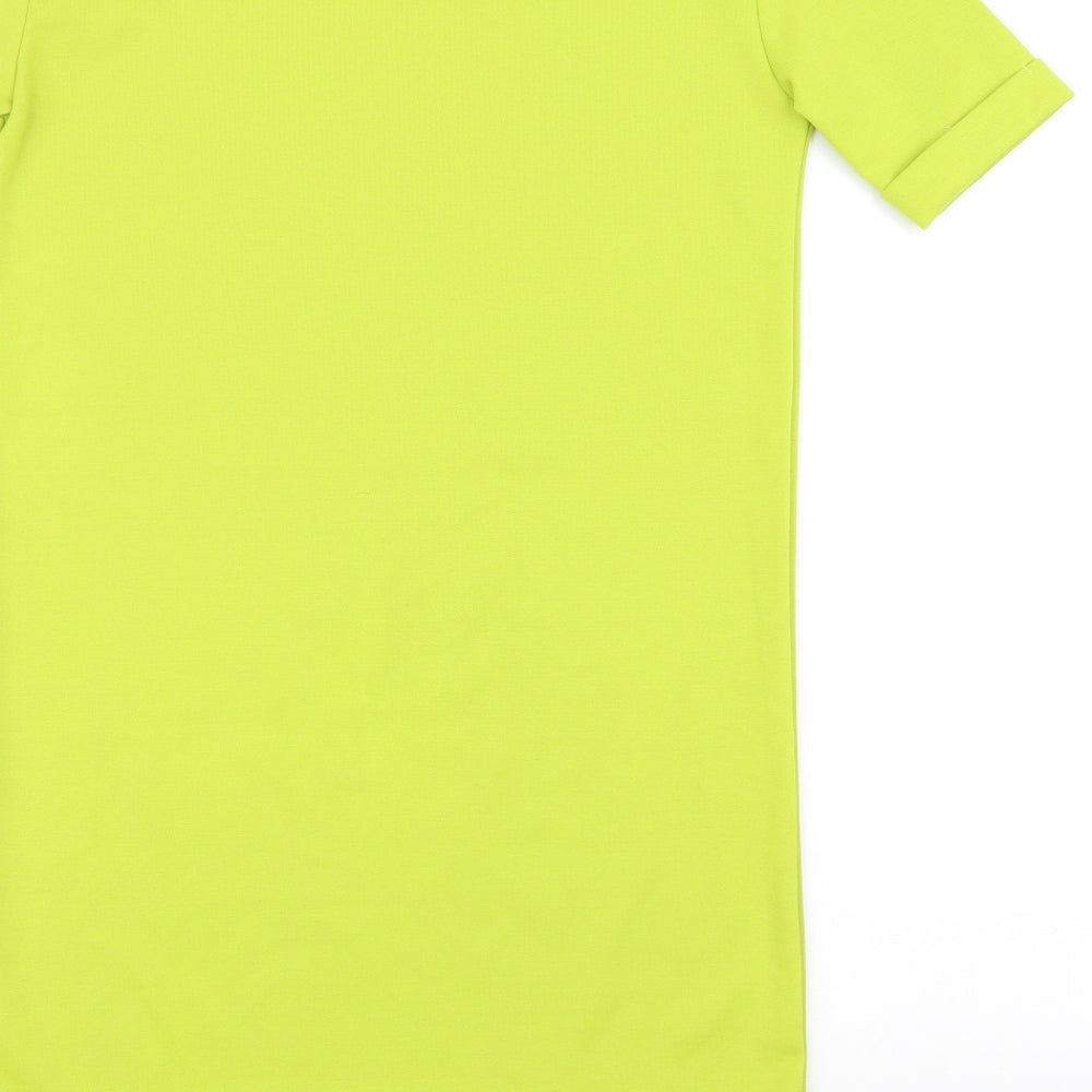 Boohoo Womens Green   T-Shirt Dress  Size 10