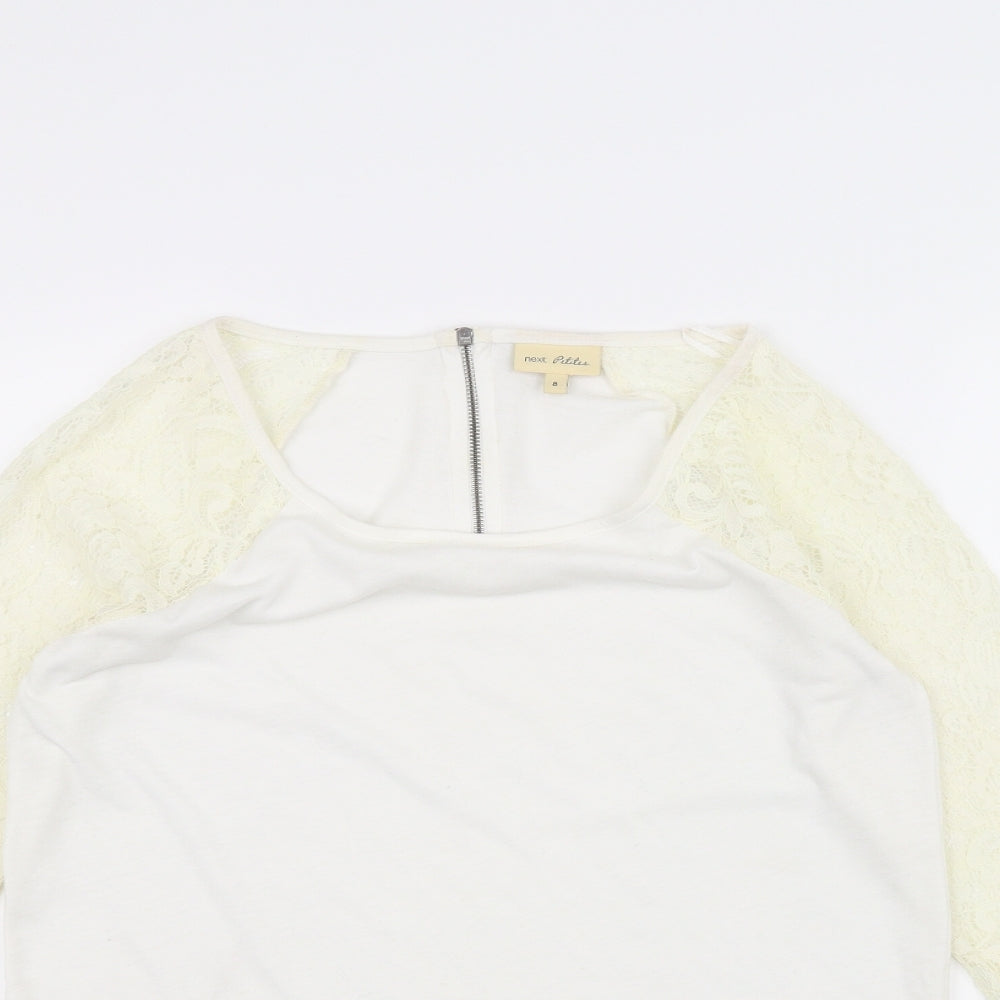 NEXT Womens White   Basic T-Shirt Size 8