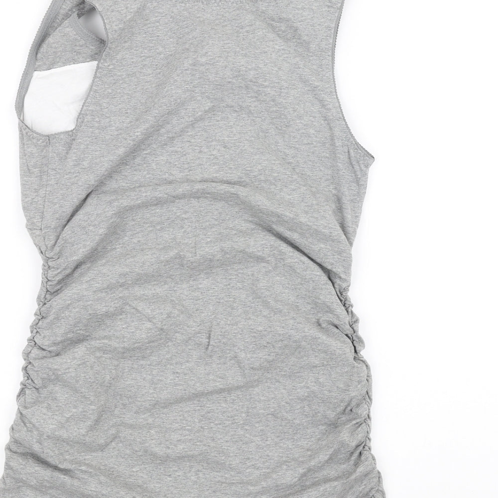 Preworn Womens Grey   Pencil Dress  Size M