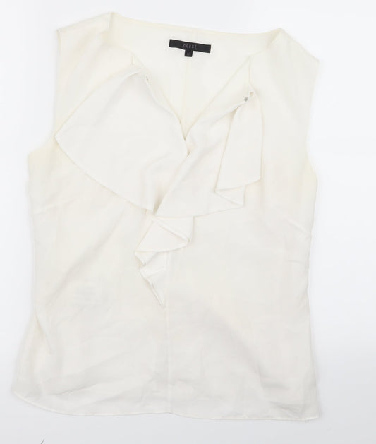 Coast Womens White   Basic Blouse Size 12