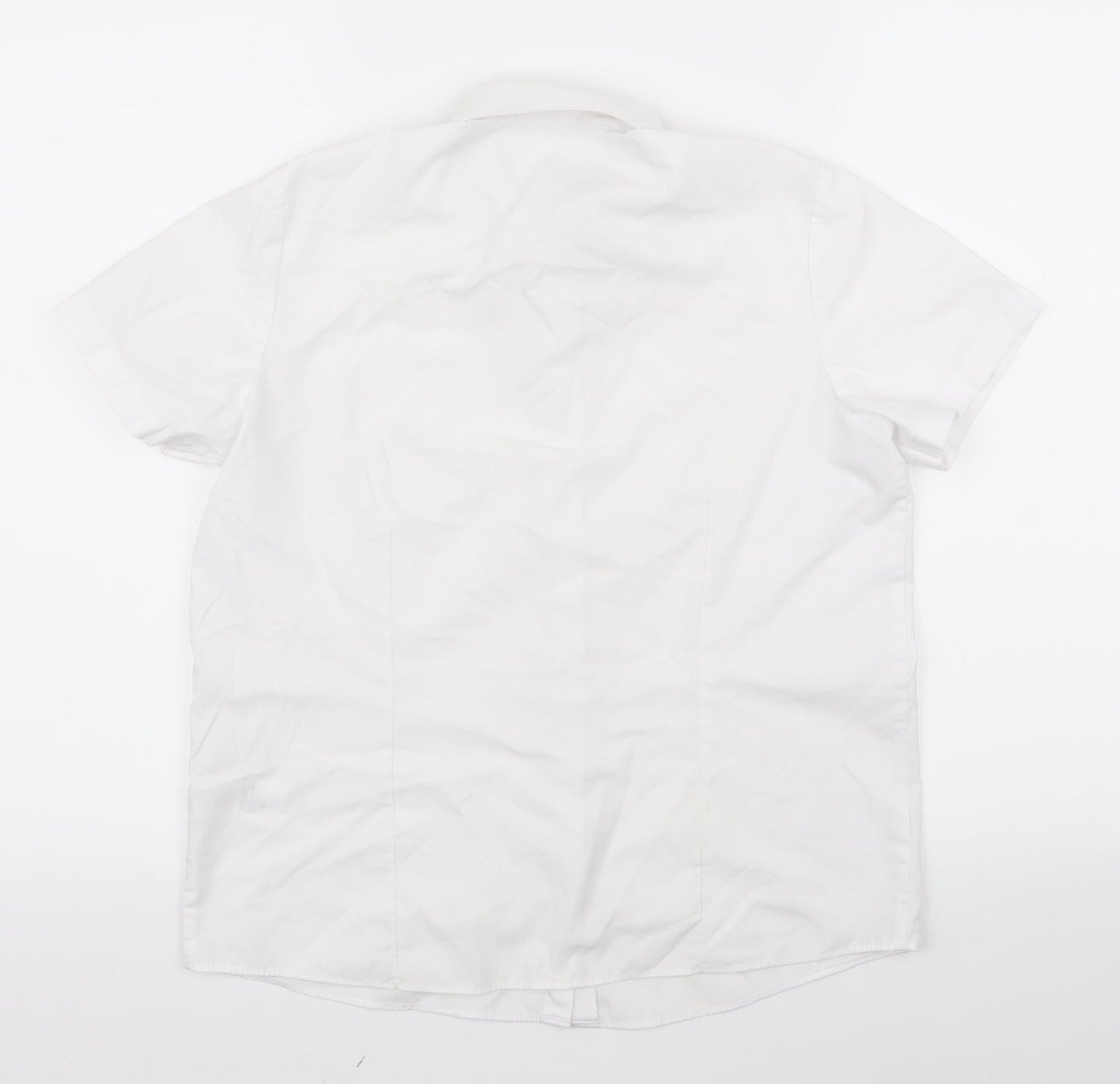gerge Girls White   Basic Button-Up Size 12 Years