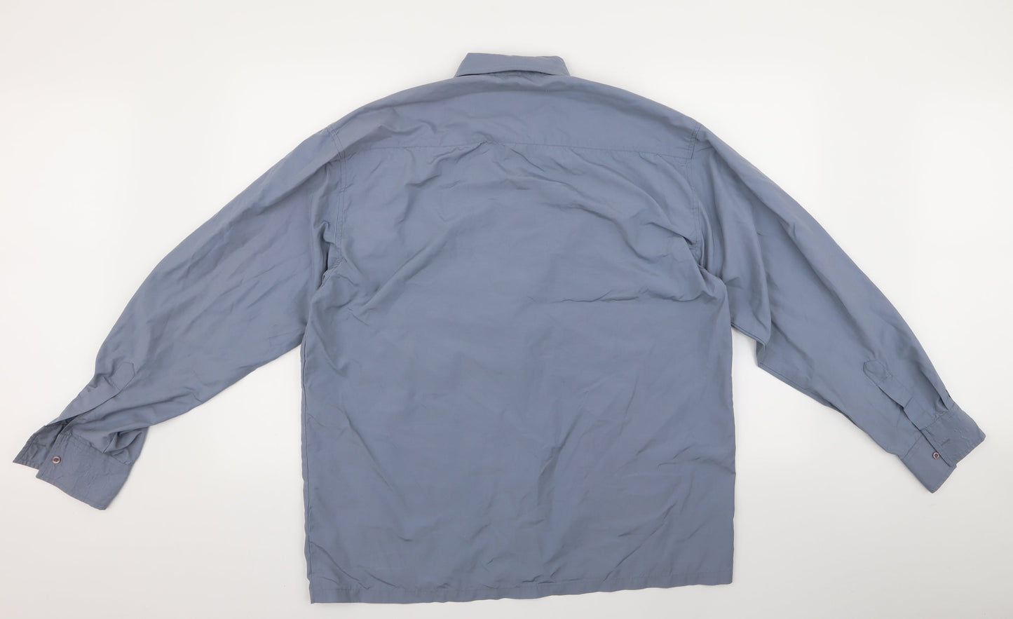 edge Mens Blue    Button-Up Size XL