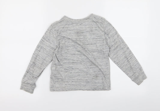 H&M Boys Grey Striped  Basic T-Shirt Size 4 Years