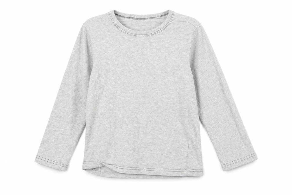 Front view of Next boys’ grey rayon basic t-shirt, size 4, years