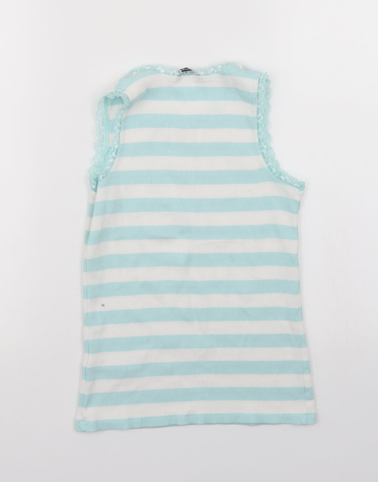 George Girls Blue Striped  Basic Tank Size 11-12 Years