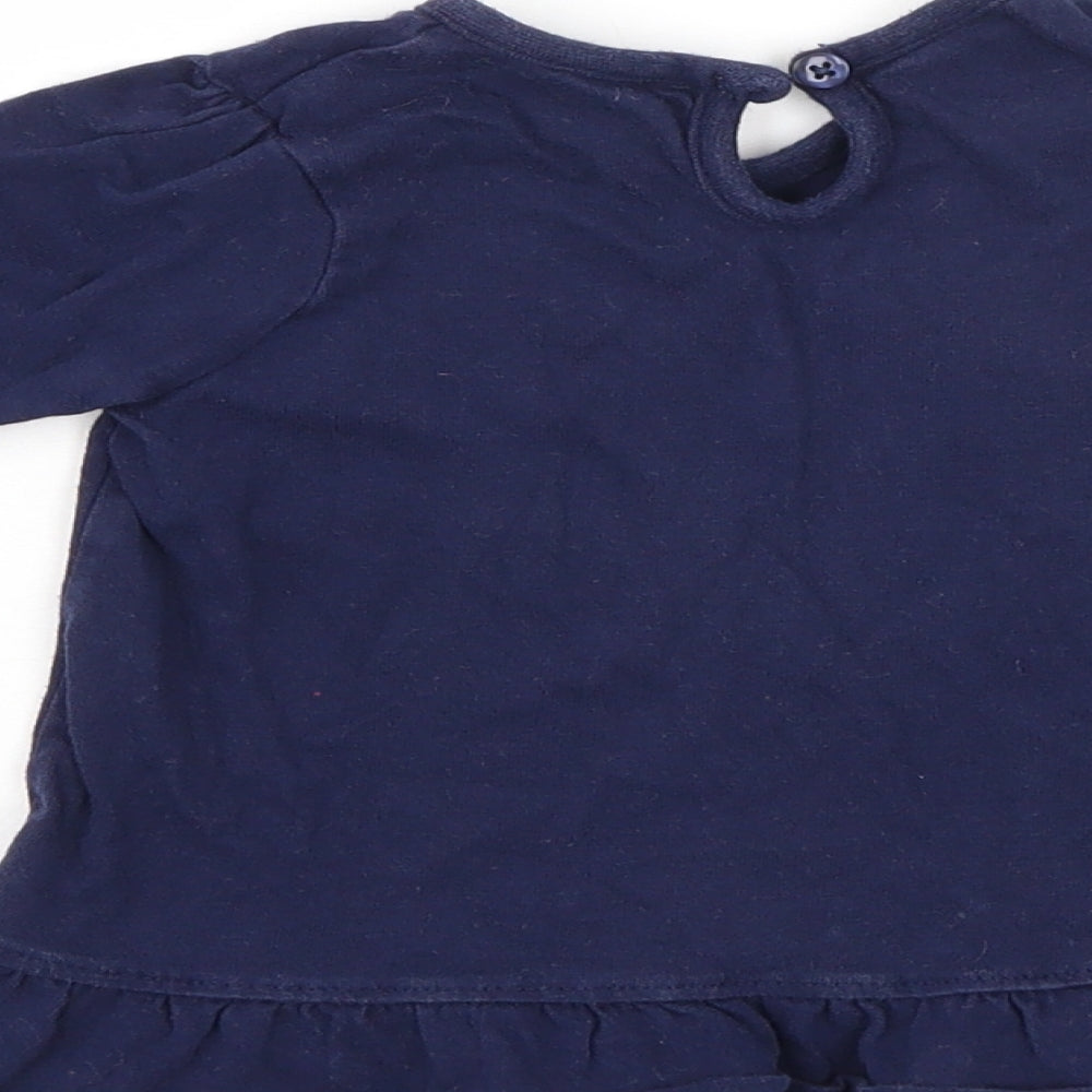 George Girls Blue   Pullover Jumper Size 6-9 Months