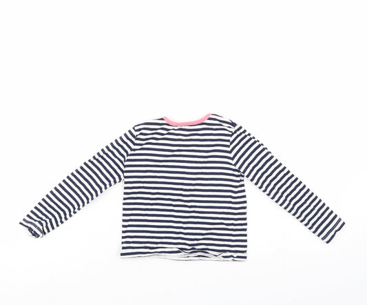 George Boys Blue Striped  Pullover Sweatshirt Size 2-3 Years