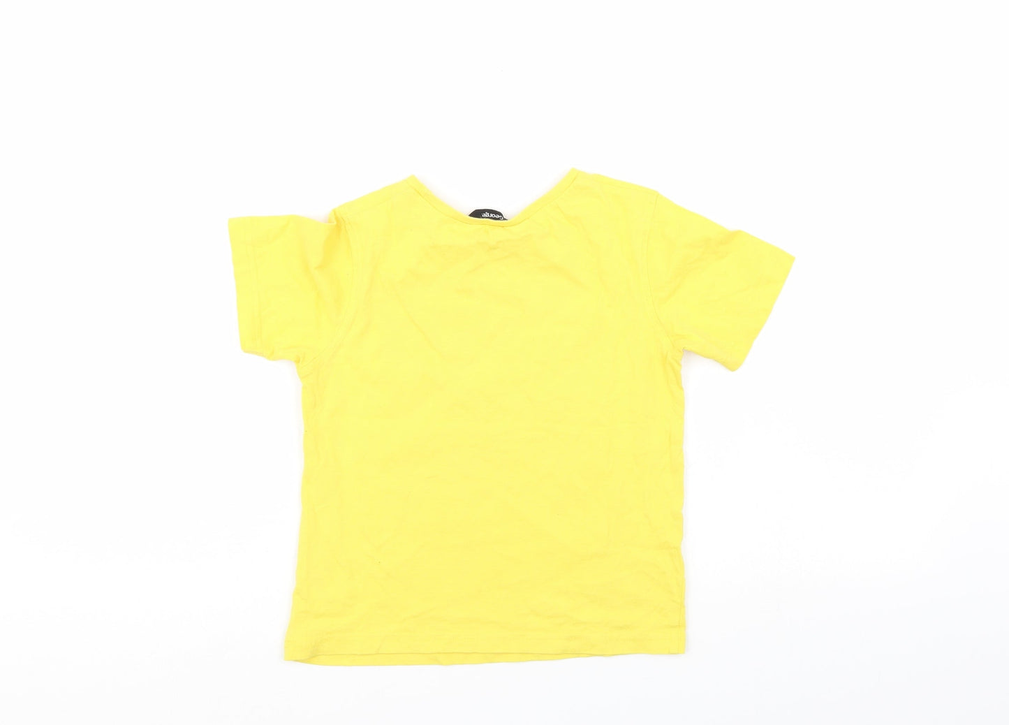 George Boys Yellow   Basic T-Shirt Size 6-7 Years