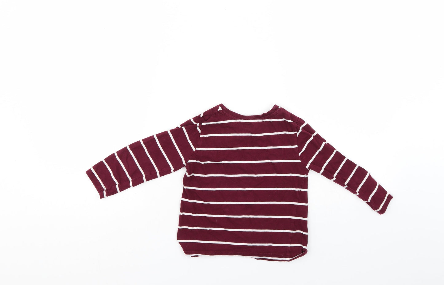 Primark Boys Purple Striped  Basic Casual Size 2-3 Years