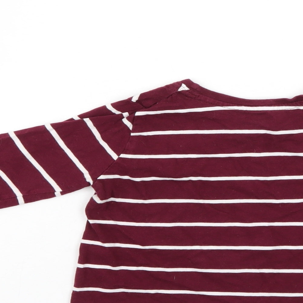 Primark Boys Purple Striped  Basic Casual Size 2-3 Years