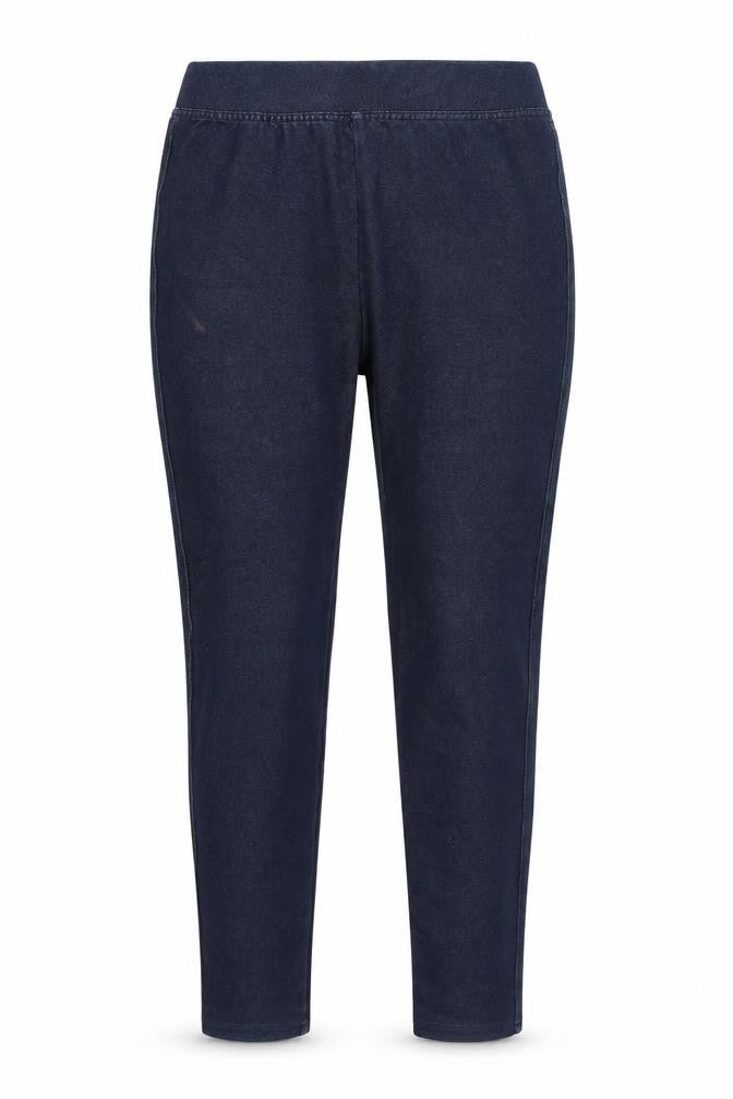 Front view of Dorothy Perkins women’s blue denim jegging jeans, size UK 8, 25-inch leg
