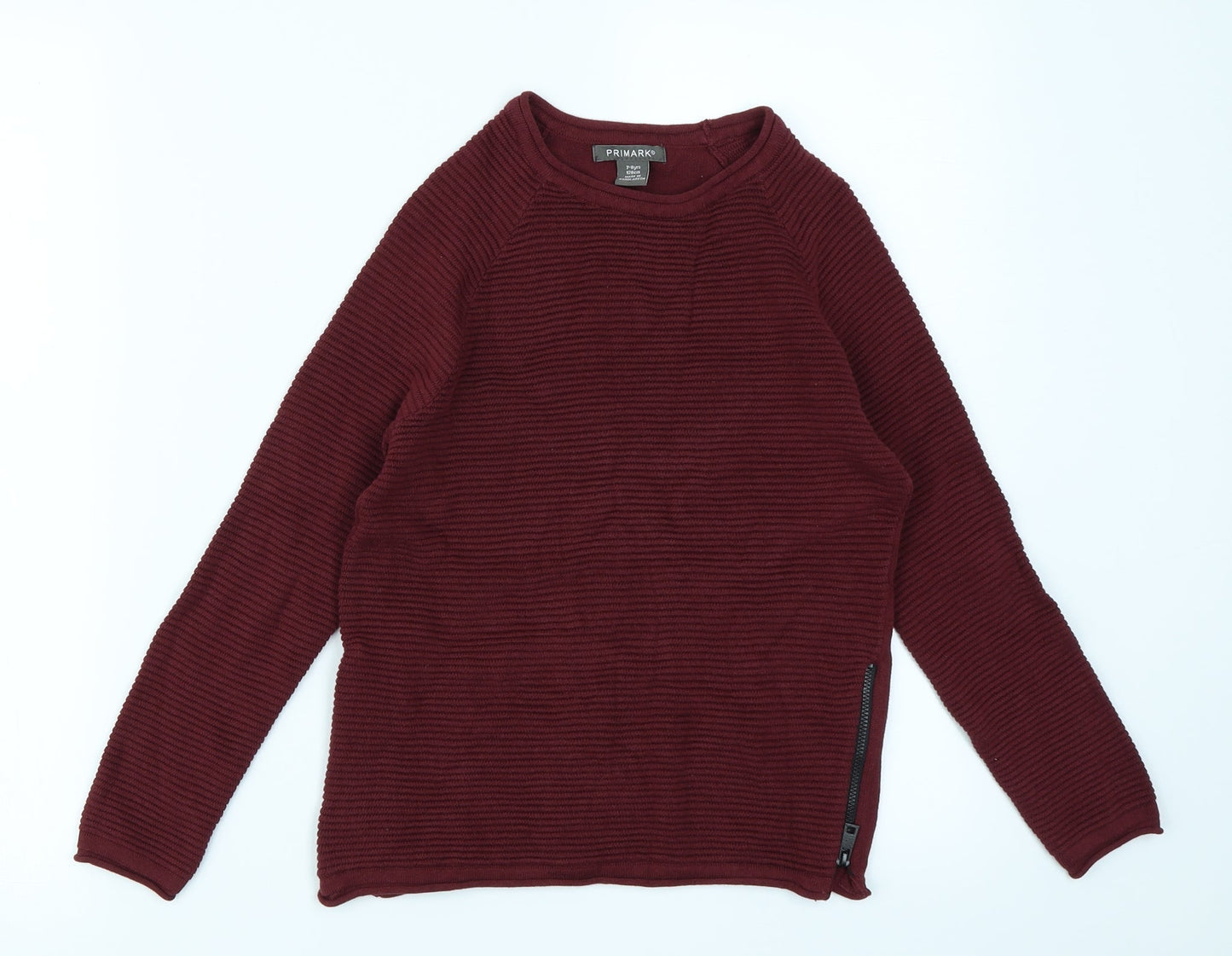 Primark Boys Red   Pullover Sweatshirt Size 7-8 Years