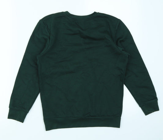 George Boys Green   Pullover Sweatshirt Size 8-9 Years
