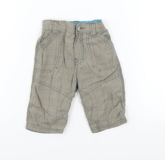 Mothercare Boys Beige   Jogger Trousers Size 0-3 Months