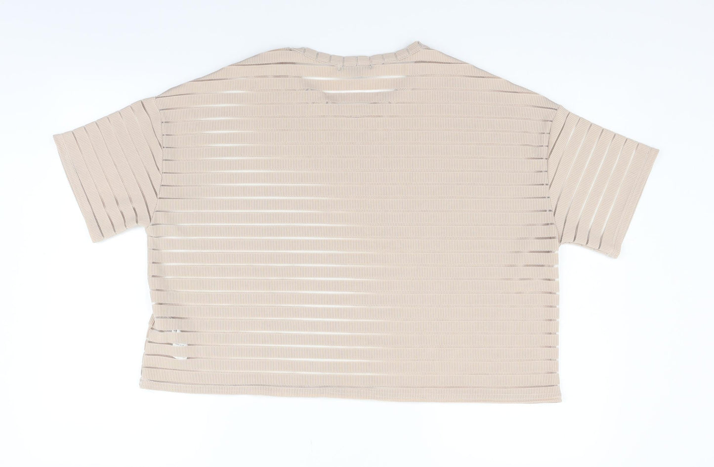 New Look Womens Beige   Basic T-Shirt Size L