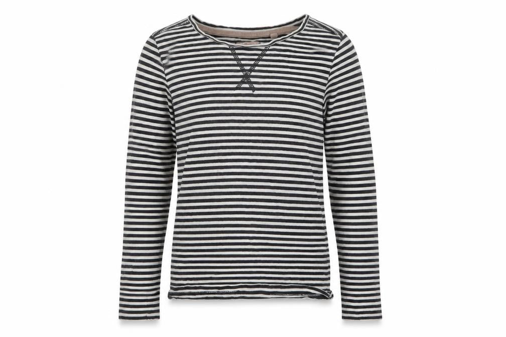 NEXT Girls Black Striped  Top Pyjama Top Size 8 Years