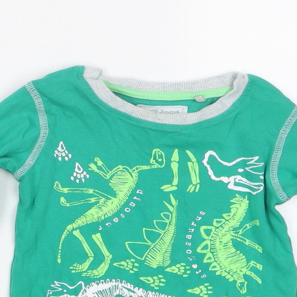 NEXT Boys Green Geometric   Pyjama Top Size 2-3 Years