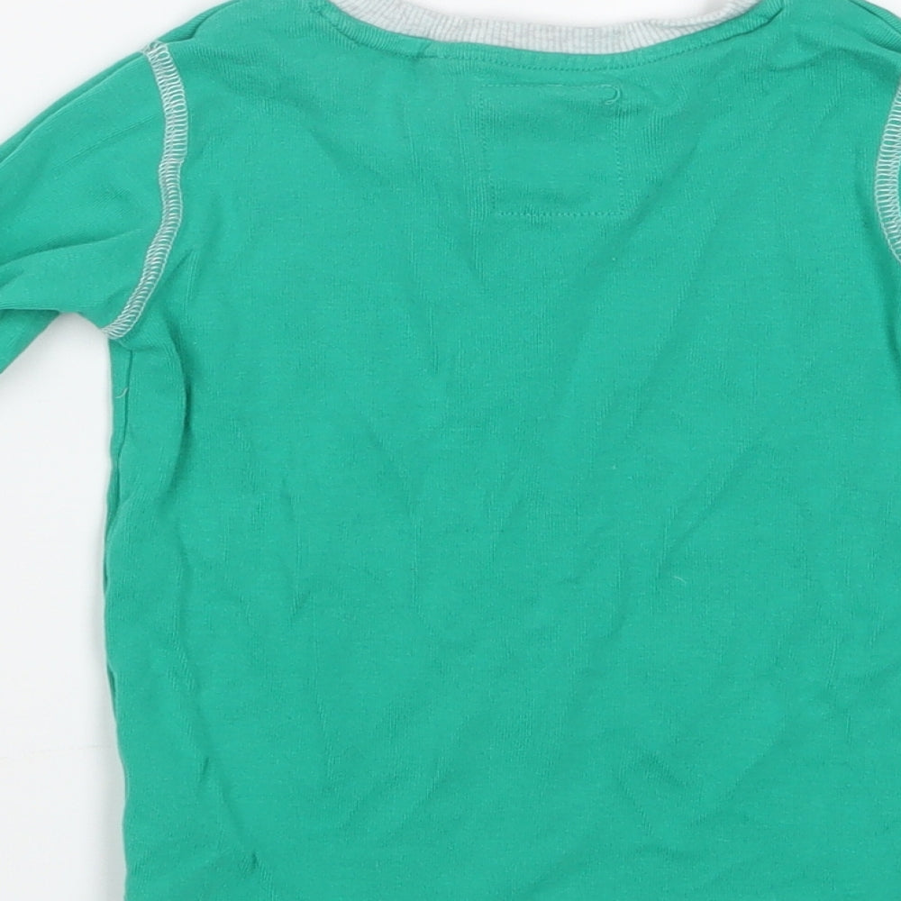 NEXT Boys Green Geometric   Pyjama Top Size 2-3 Years