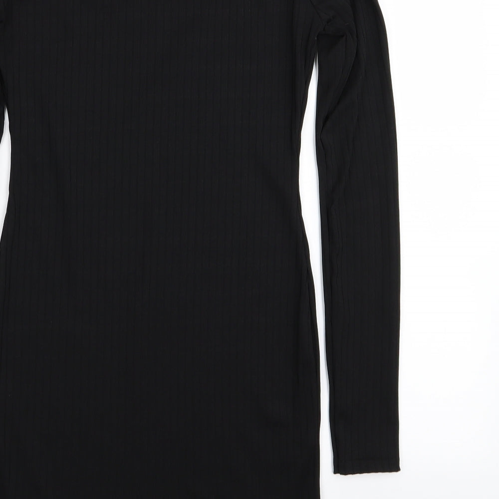 Boohoo Womens Black   Pencil Dress  Size 8