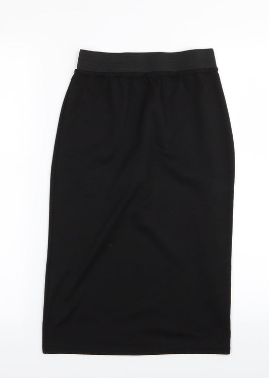Preworn Womens Black   Straight & Pencil Skirt Size S  - Stretch waistband