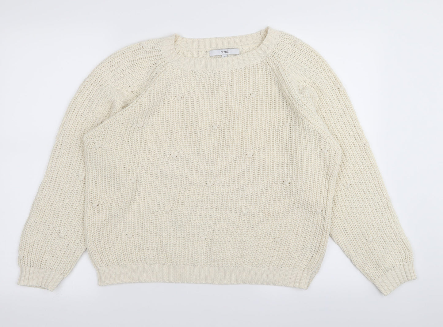 NEXT Womens Ivory   Pullover Jumper Size S