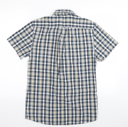 Jack Wills Mens Multicoloured Check   Button-Up Size S