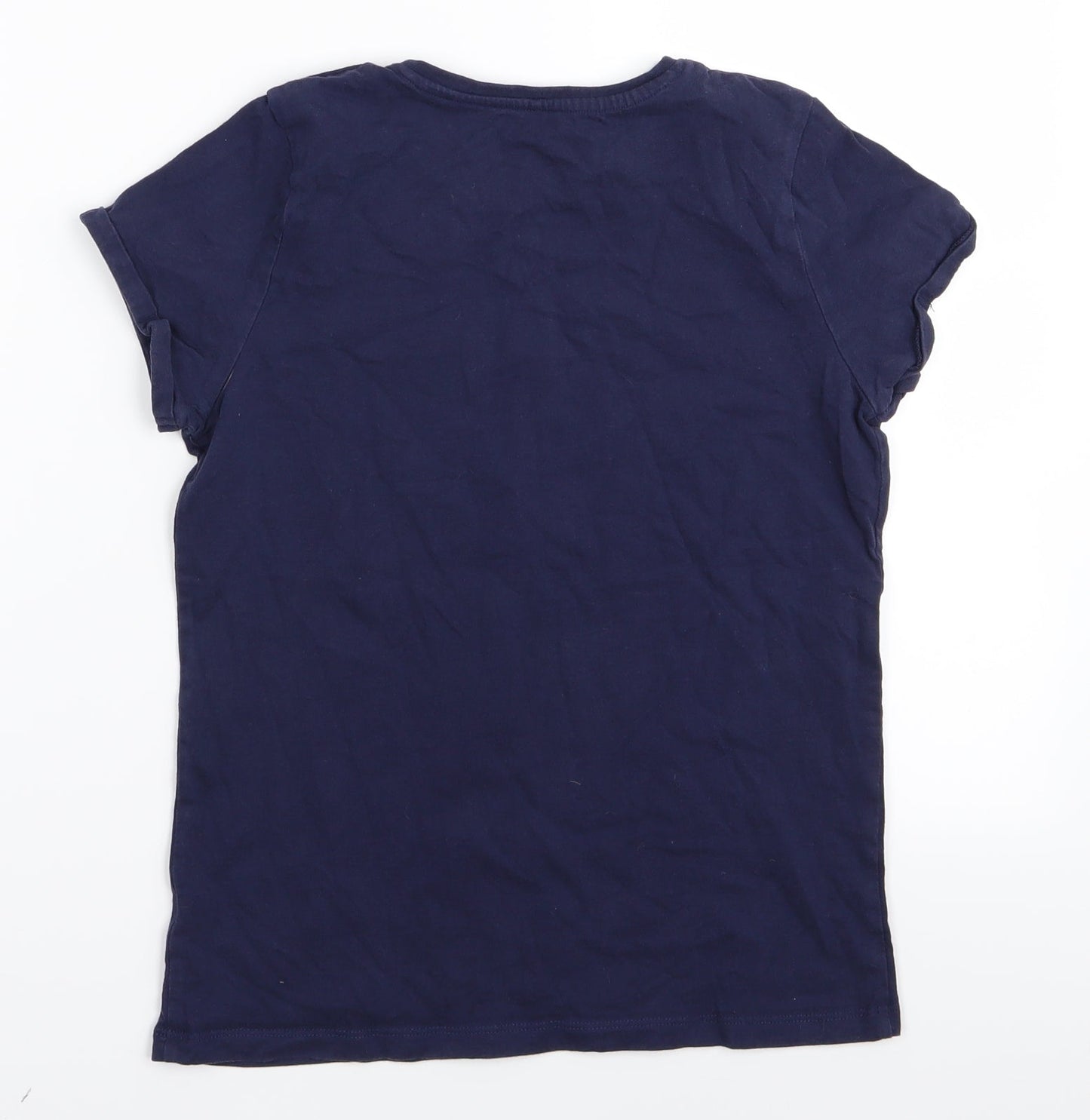 Asda George Girls Blue   Basic T-Shirt Size 11-12 Years