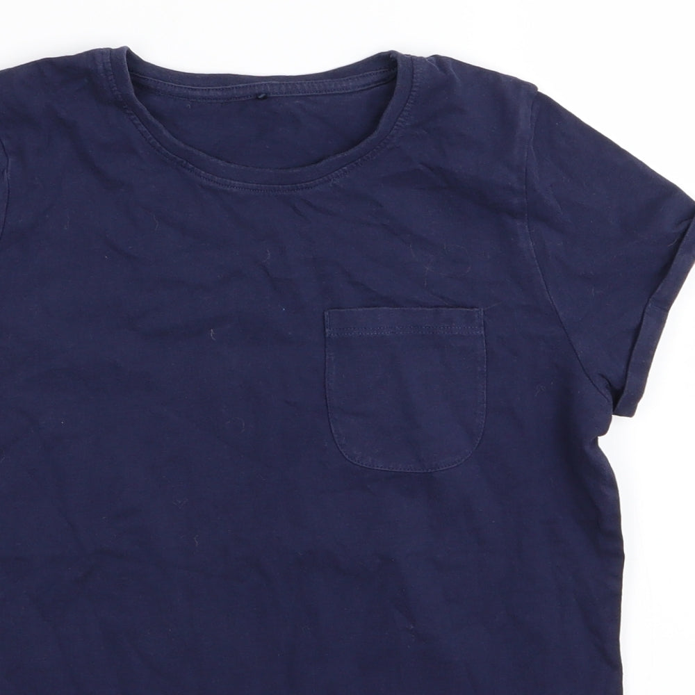 Asda George Girls Blue   Basic T-Shirt Size 11-12 Years