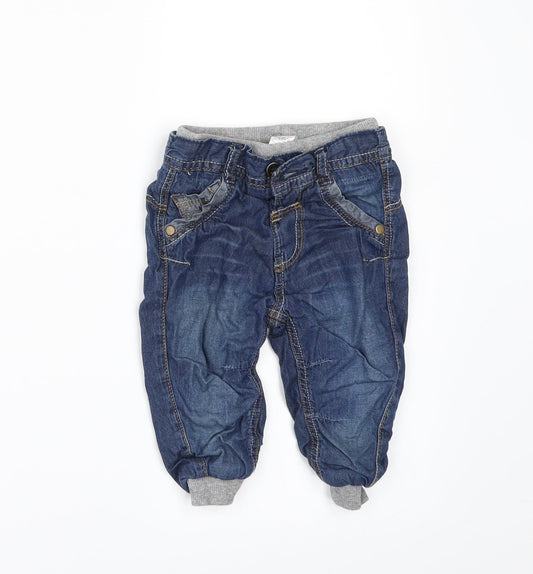 George Baby Blue  Denim Jogger Jeans Size 6-9 Months