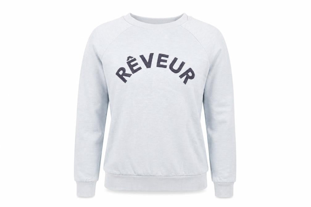 Front view of Next women’s green pullover sweatshirt, size XS