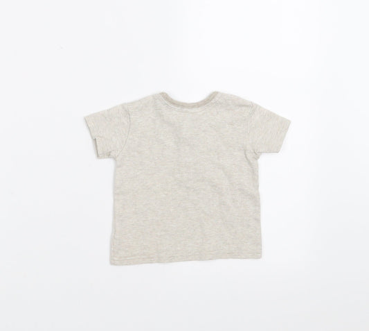 George Boys Beige   Basic T-Shirt Size 3-6 Months