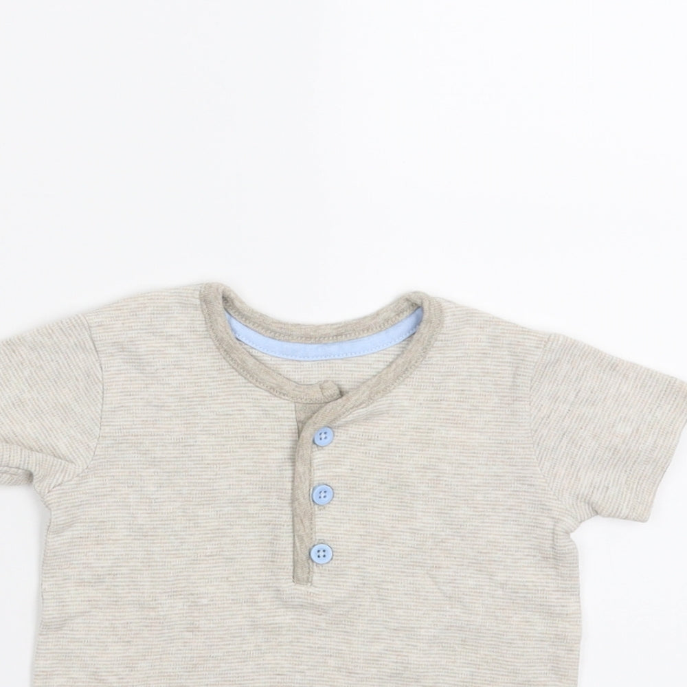 George Boys Beige   Basic T-Shirt Size 3-6 Months