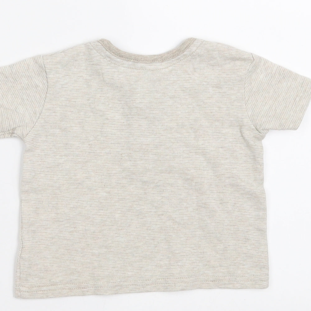 George Boys Beige   Basic T-Shirt Size 3-6 Months