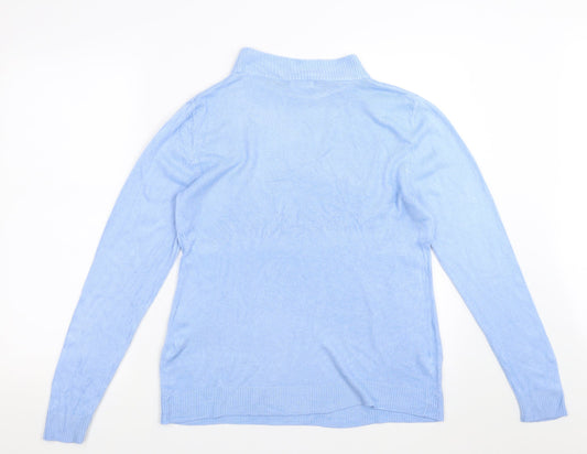 Damart Womens Blue   Pullover Jumper Size M
