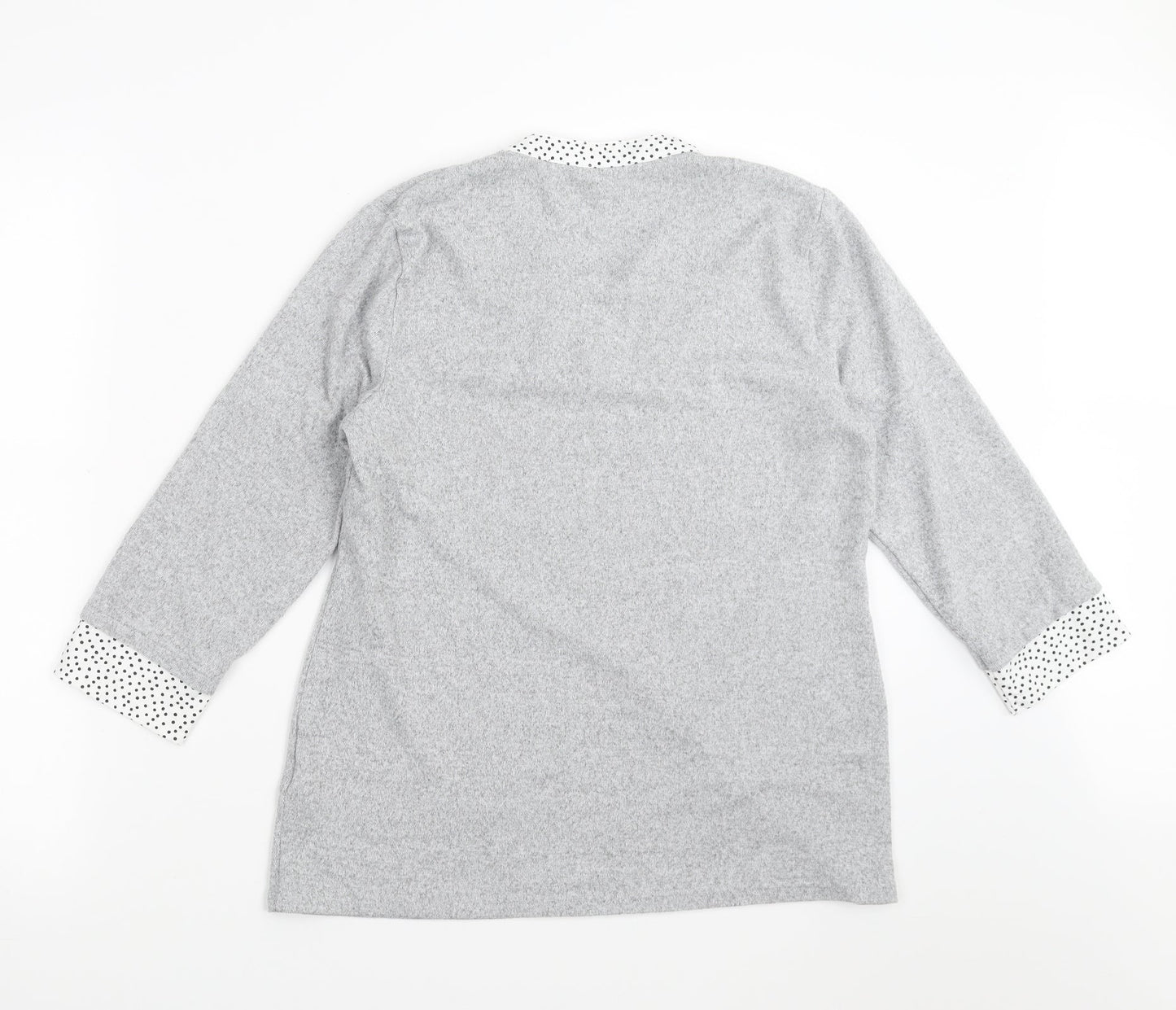 Bonmarché Womens Grey   Pullover Jumper Size 12