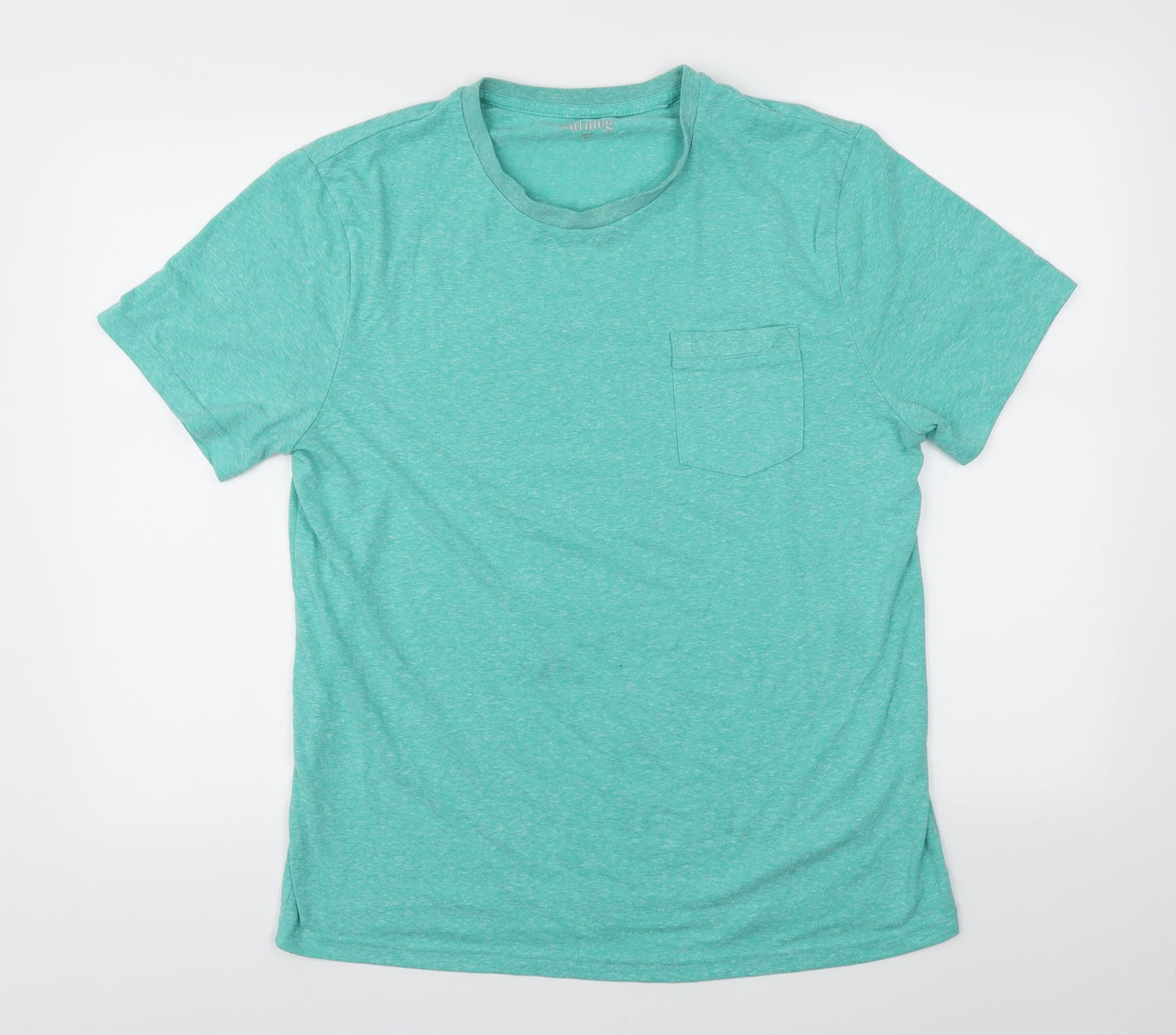 Nutmeg Mens Green    T-Shirt Size M
