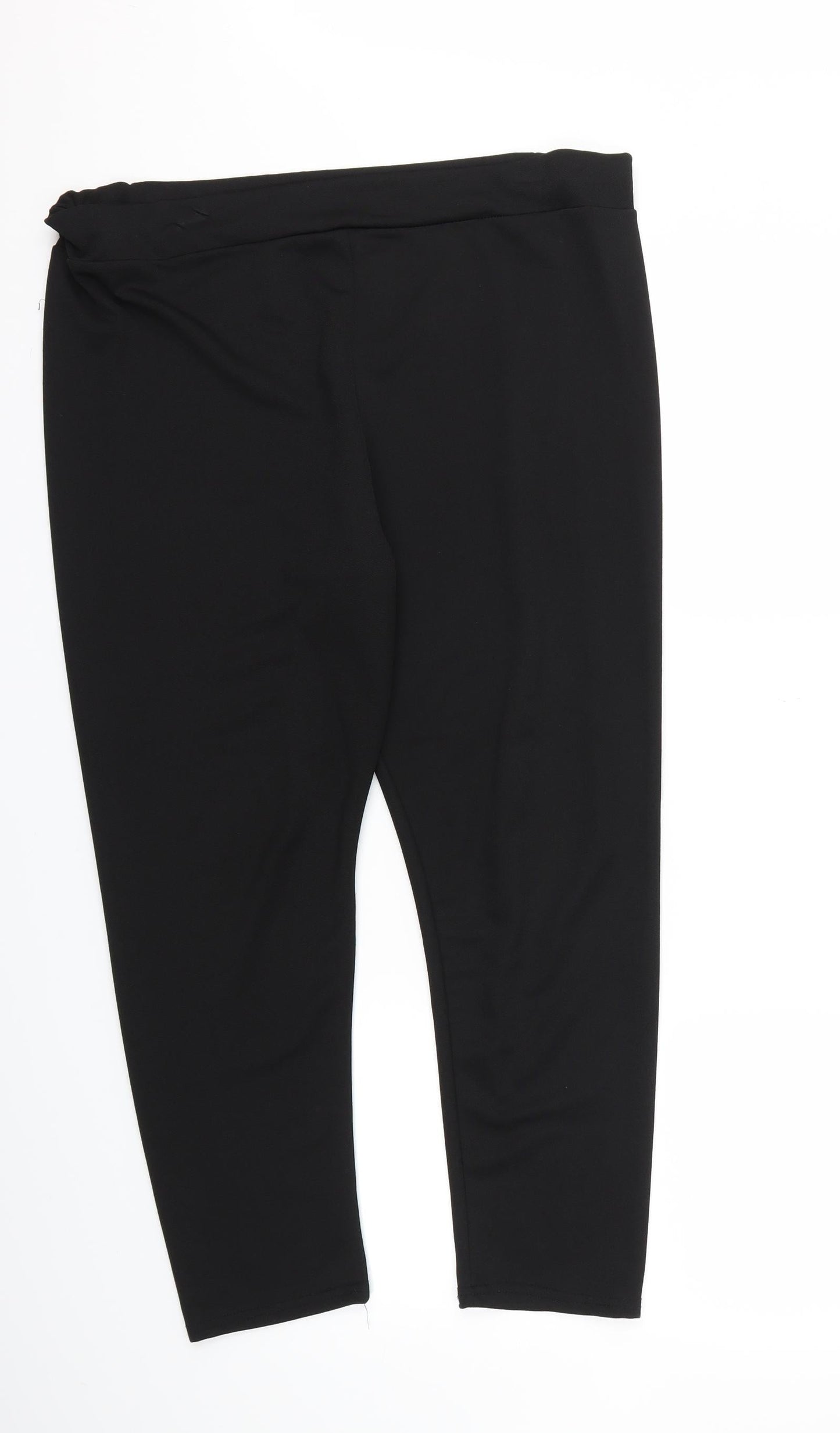 Preworn Womens Black   Trousers  Size 16 L25 in