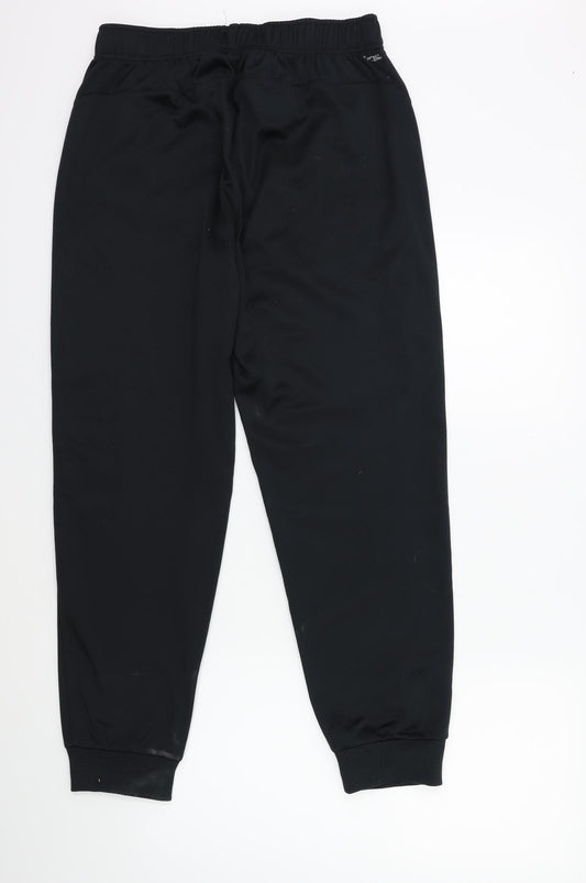 VICTOR Mens Black   Sweatpants Trousers Size M L27 in